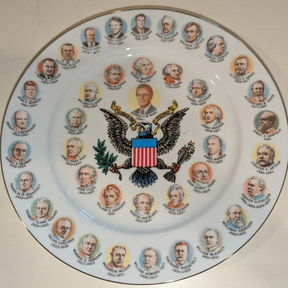 Mint condition Presidential Plate George H.W. Bush - Picture 1 of 3